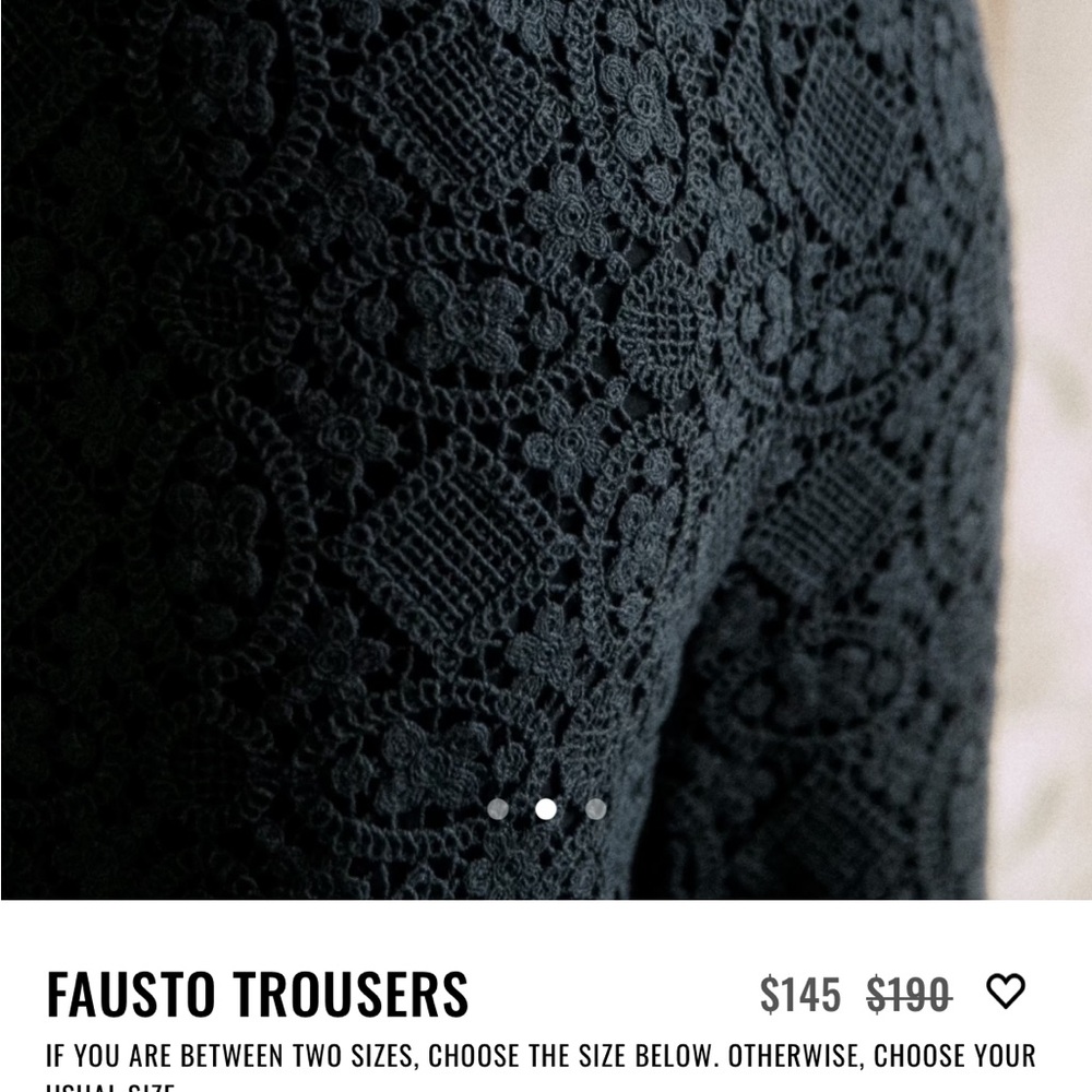 Sezane Black Fausto Pants. NWT - Picture 5 of 11